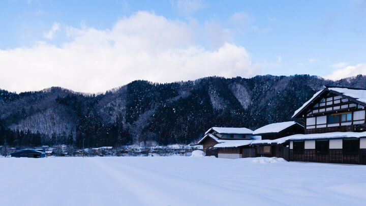 Picturesque snowy view